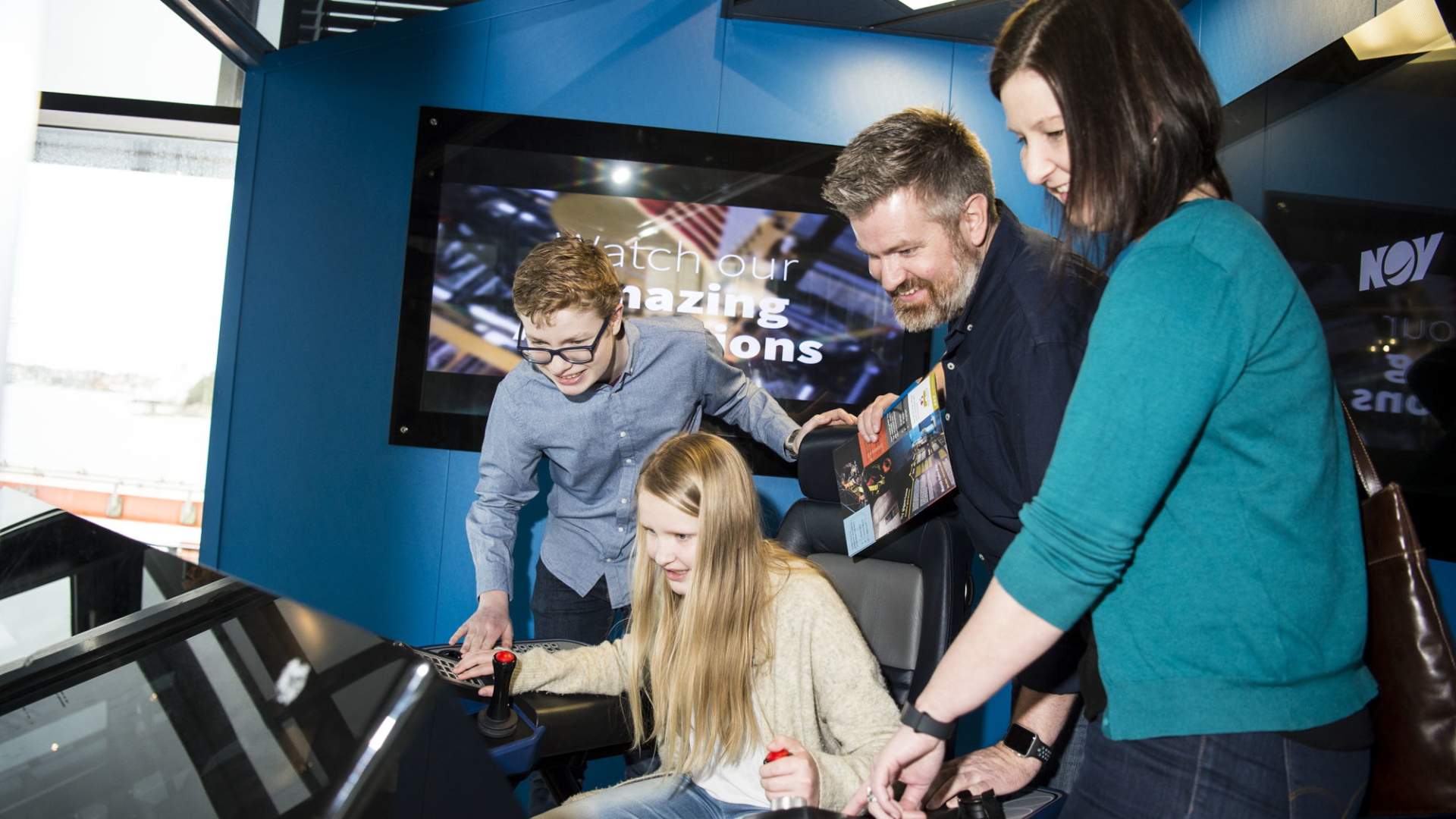 I borestolen på boredekket