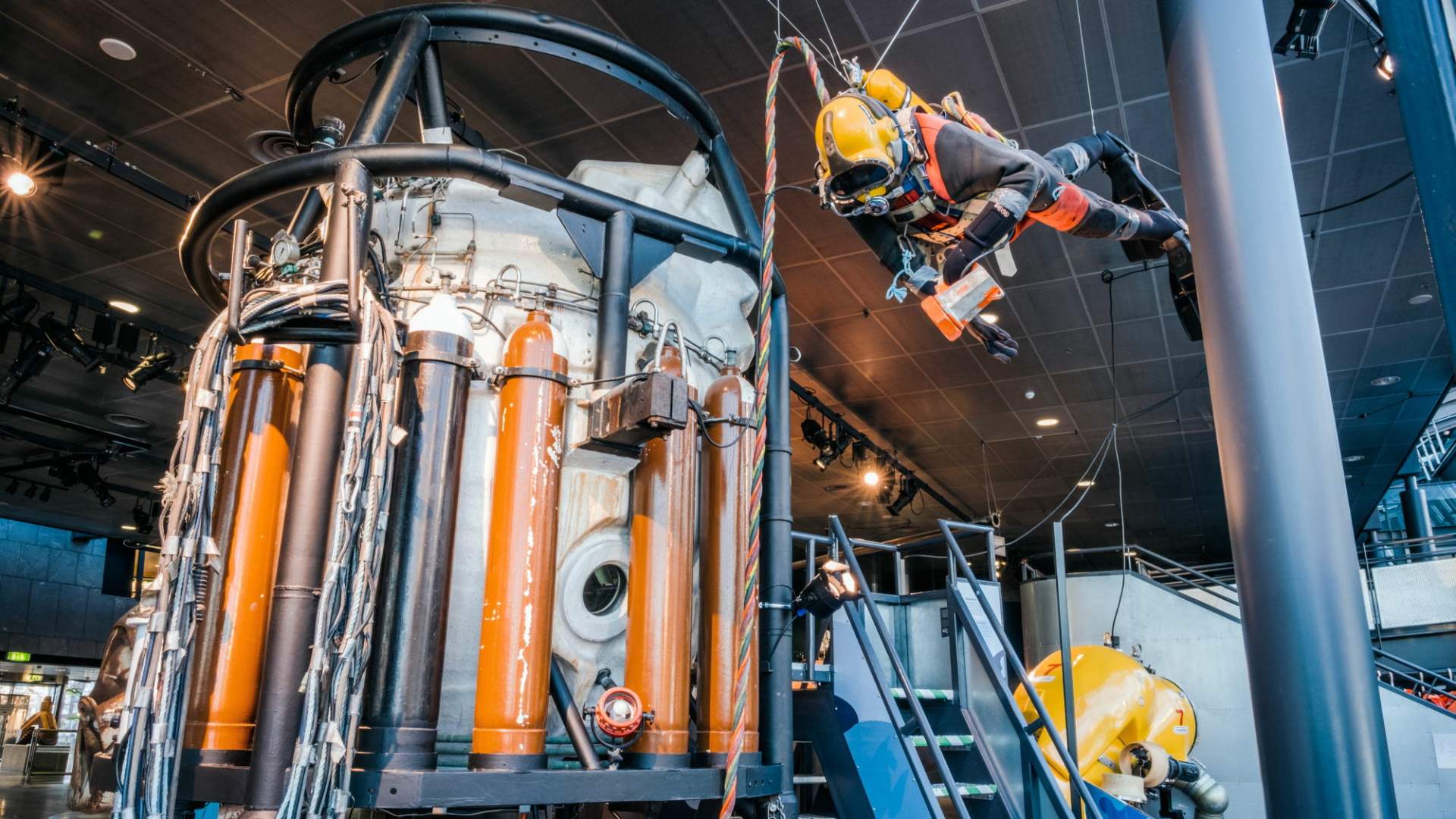 Bilde fra utstillingen i Norsk Oljemuseum