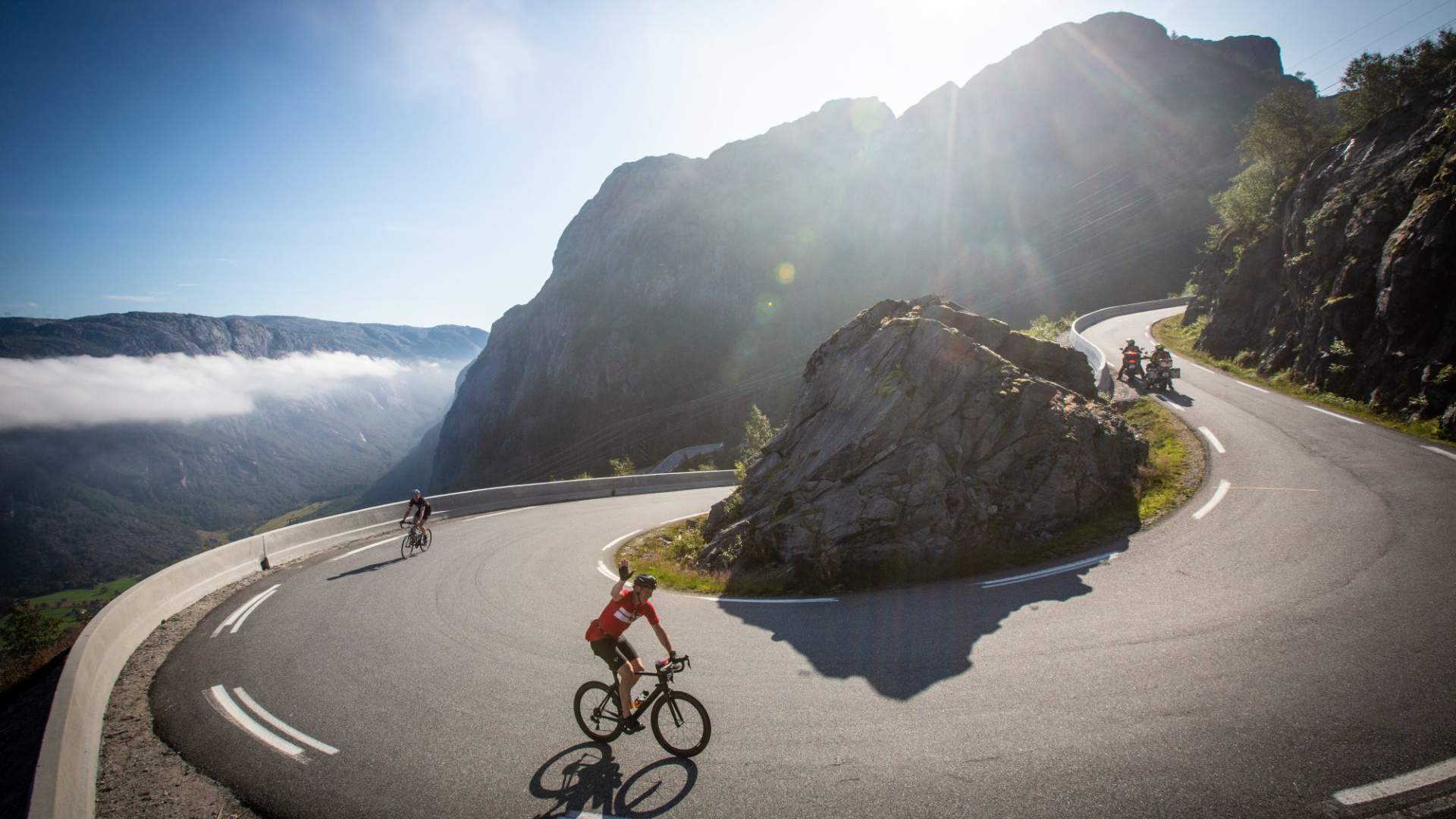 Sykkeltur opp Lysevegen