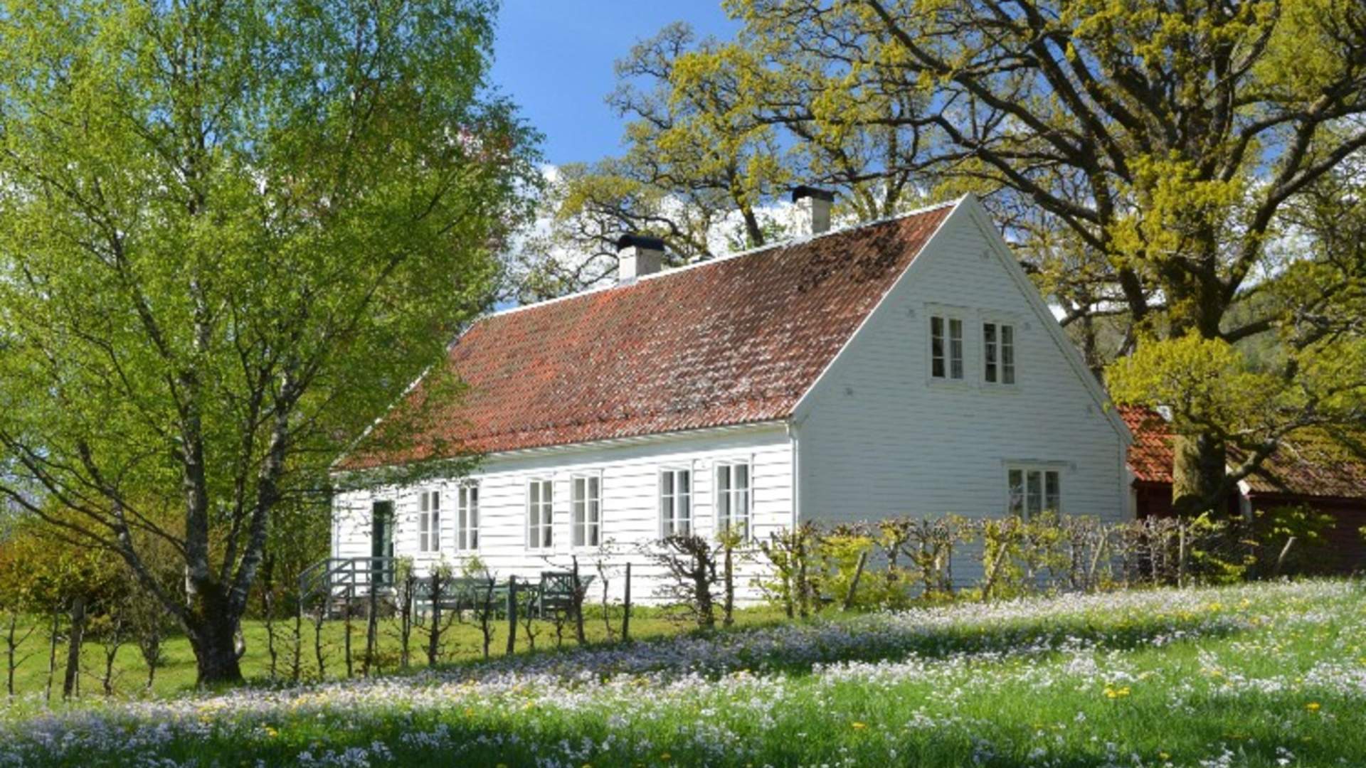 Fruehuset i tilknyting til Rosendal Avlsgård.