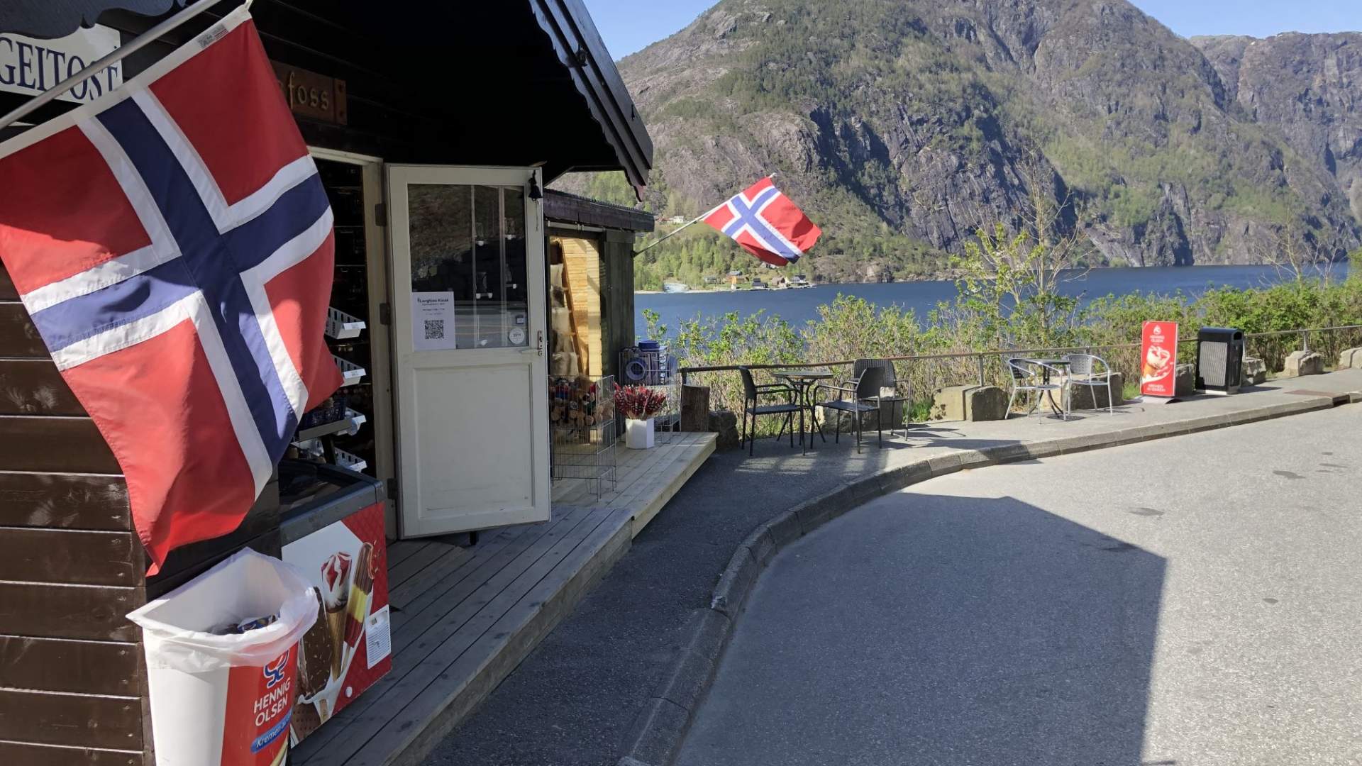 Langfoss kiosk