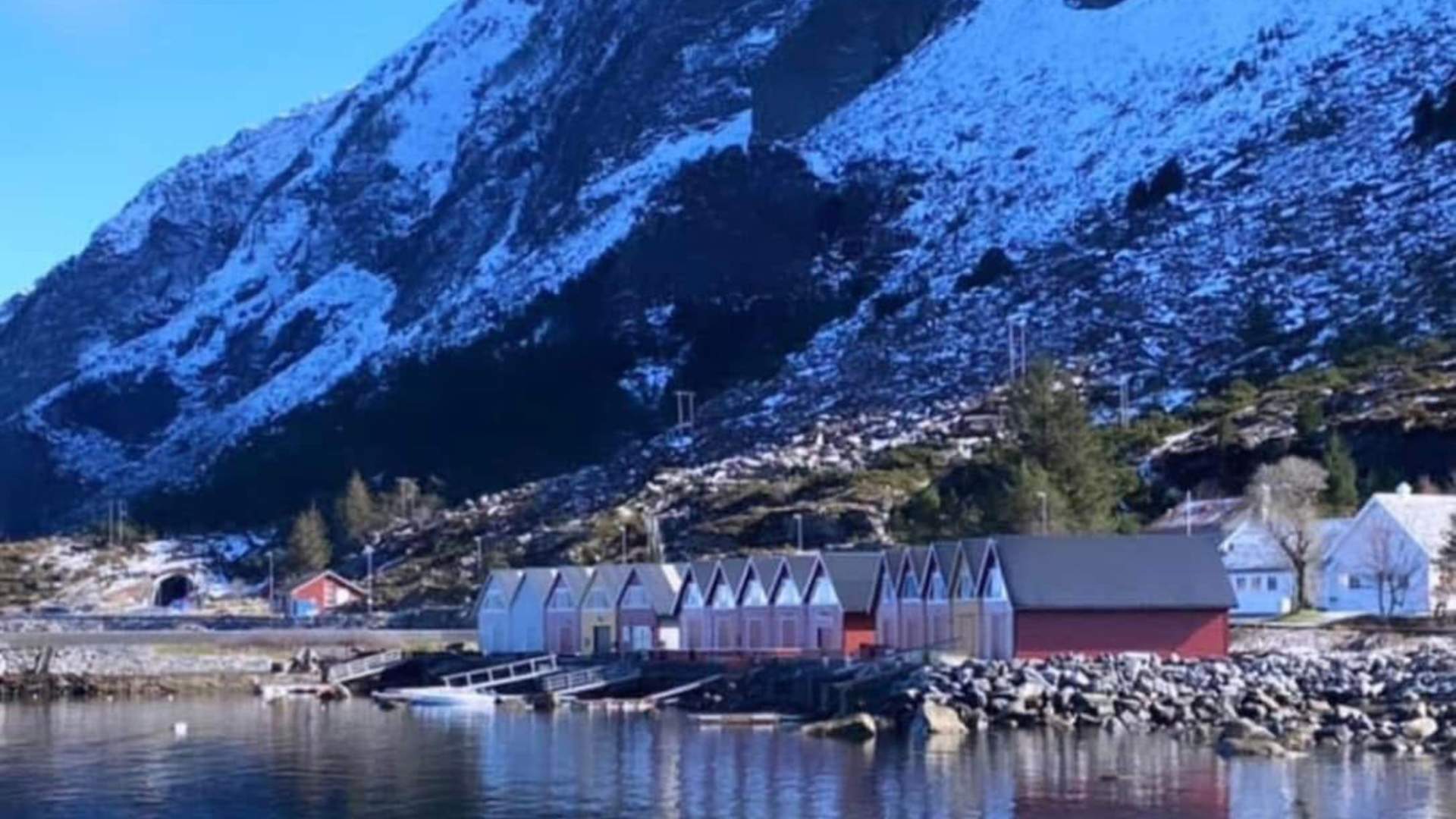 Fin utsikt i havna fra Alnes Brygge.