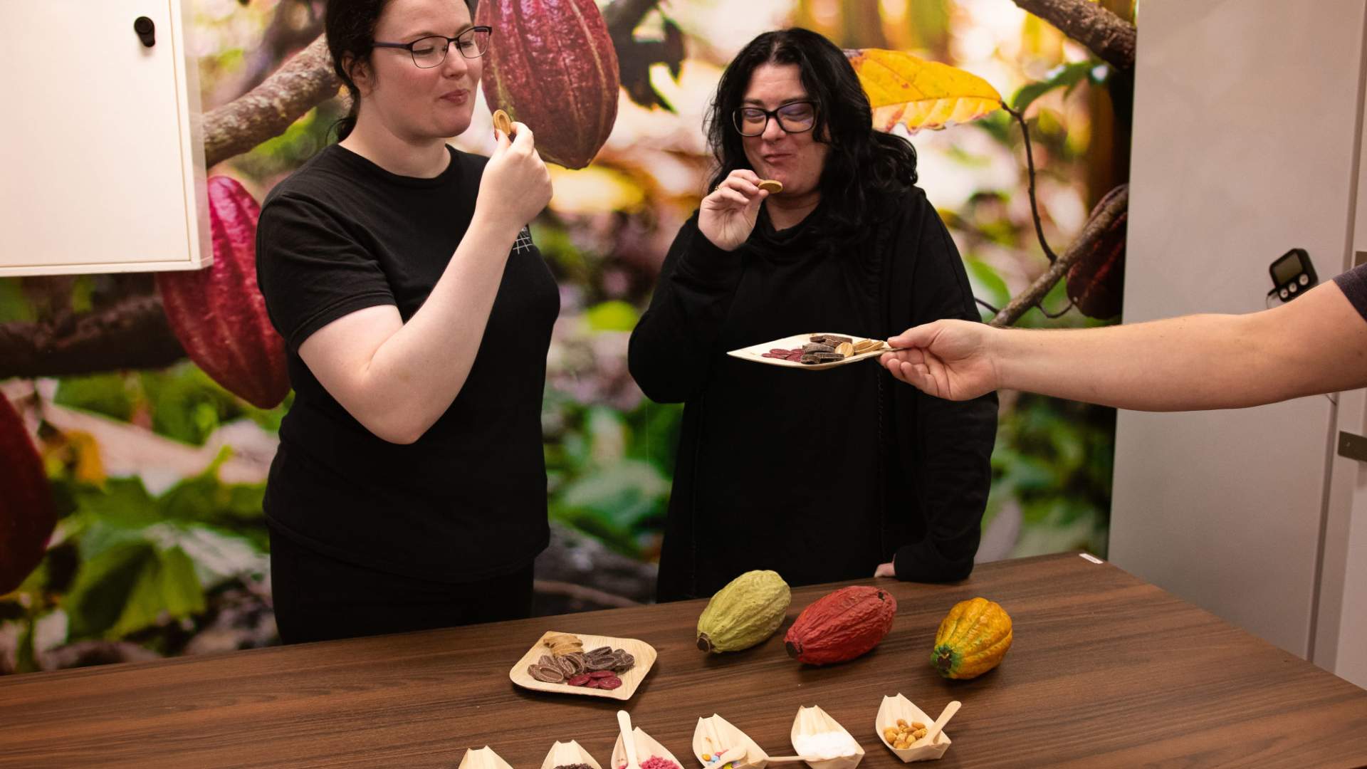 Chili Chocolate making chocolate and tasting