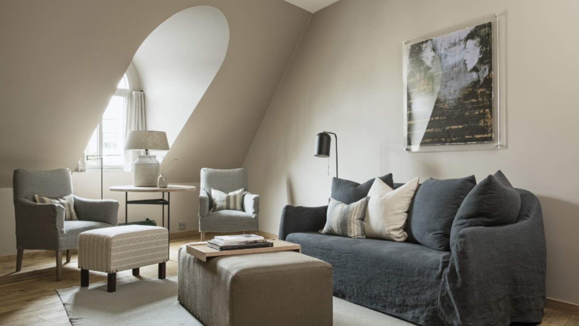 Fine rom skaper god atmosfære i festlige sammenkomster.