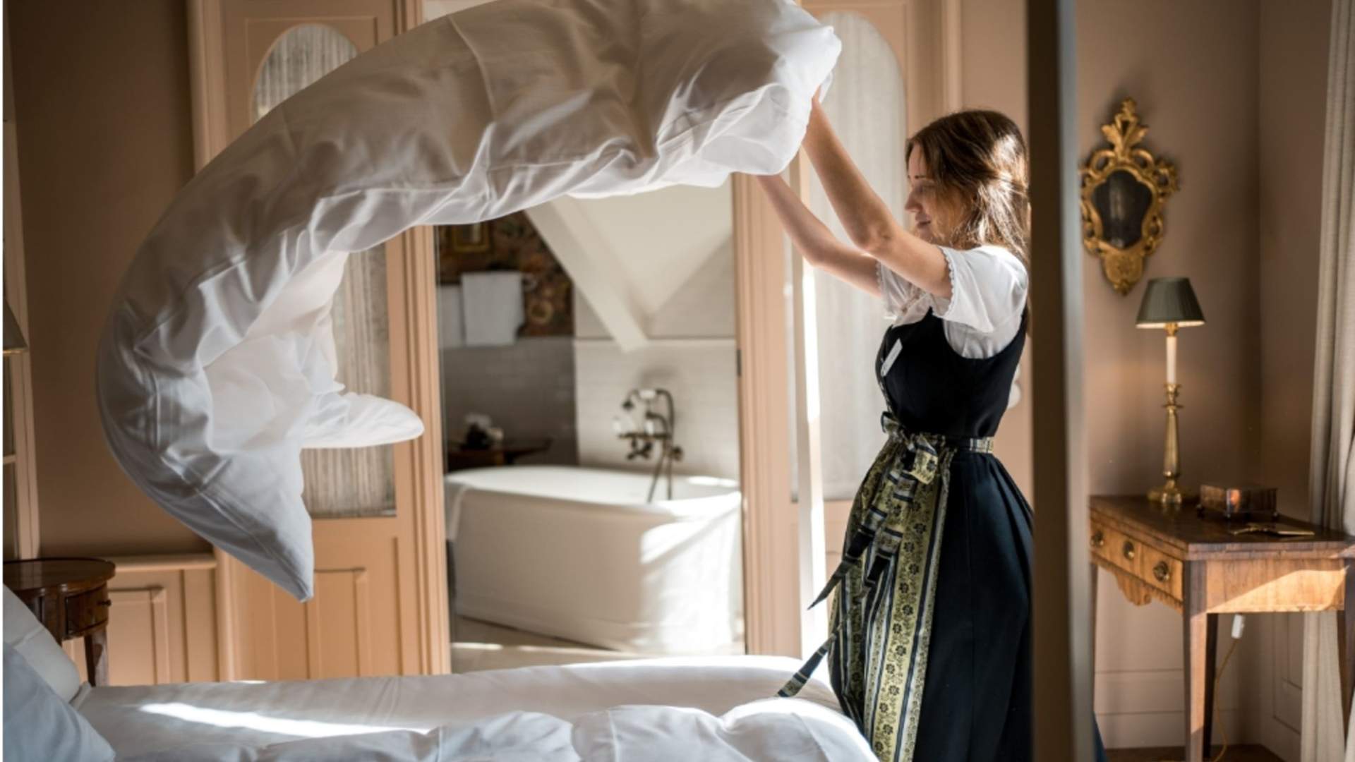 Unike rom blir klare for neste gjest.