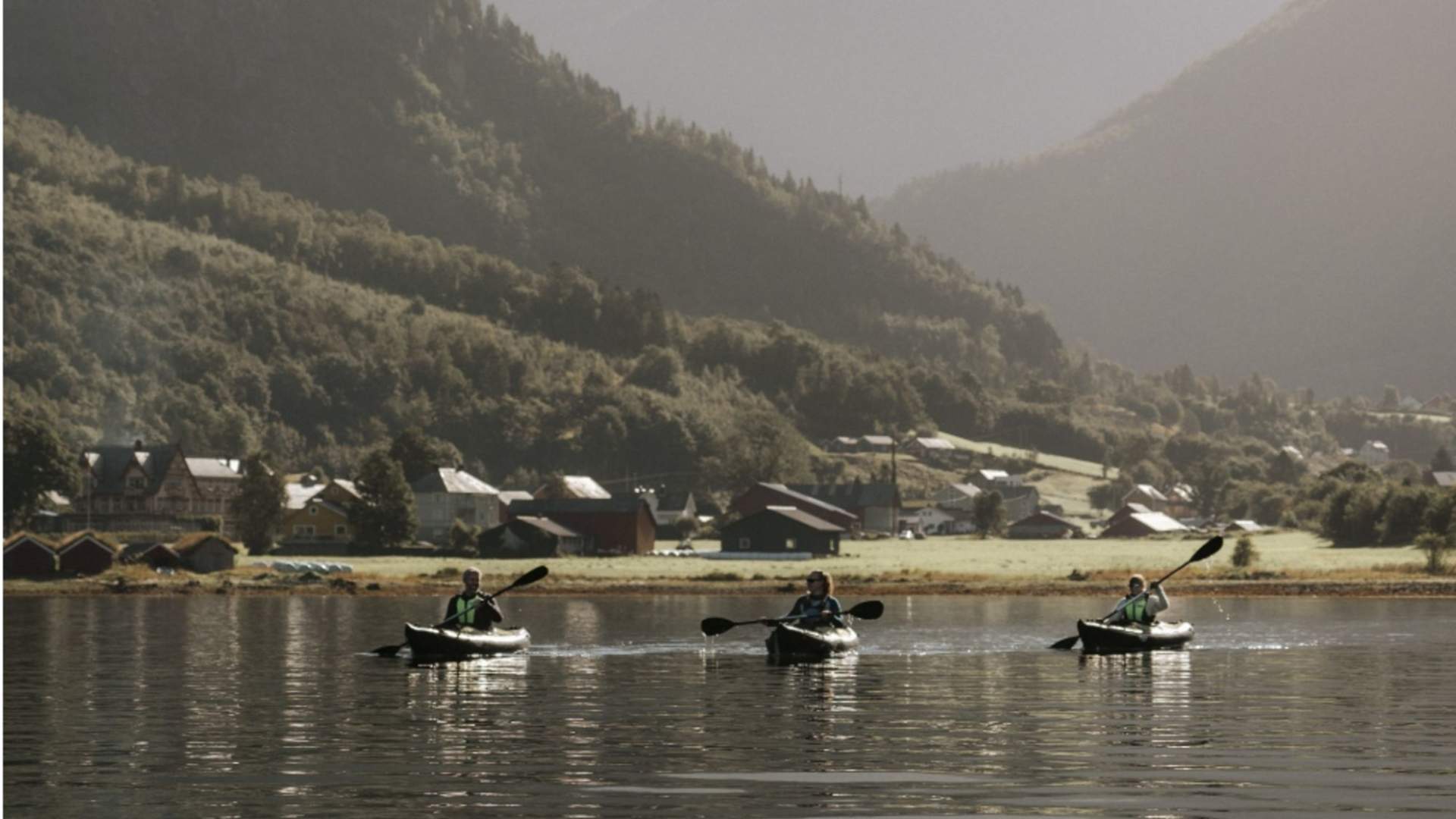 Fint med aktiviteter i fjorden.