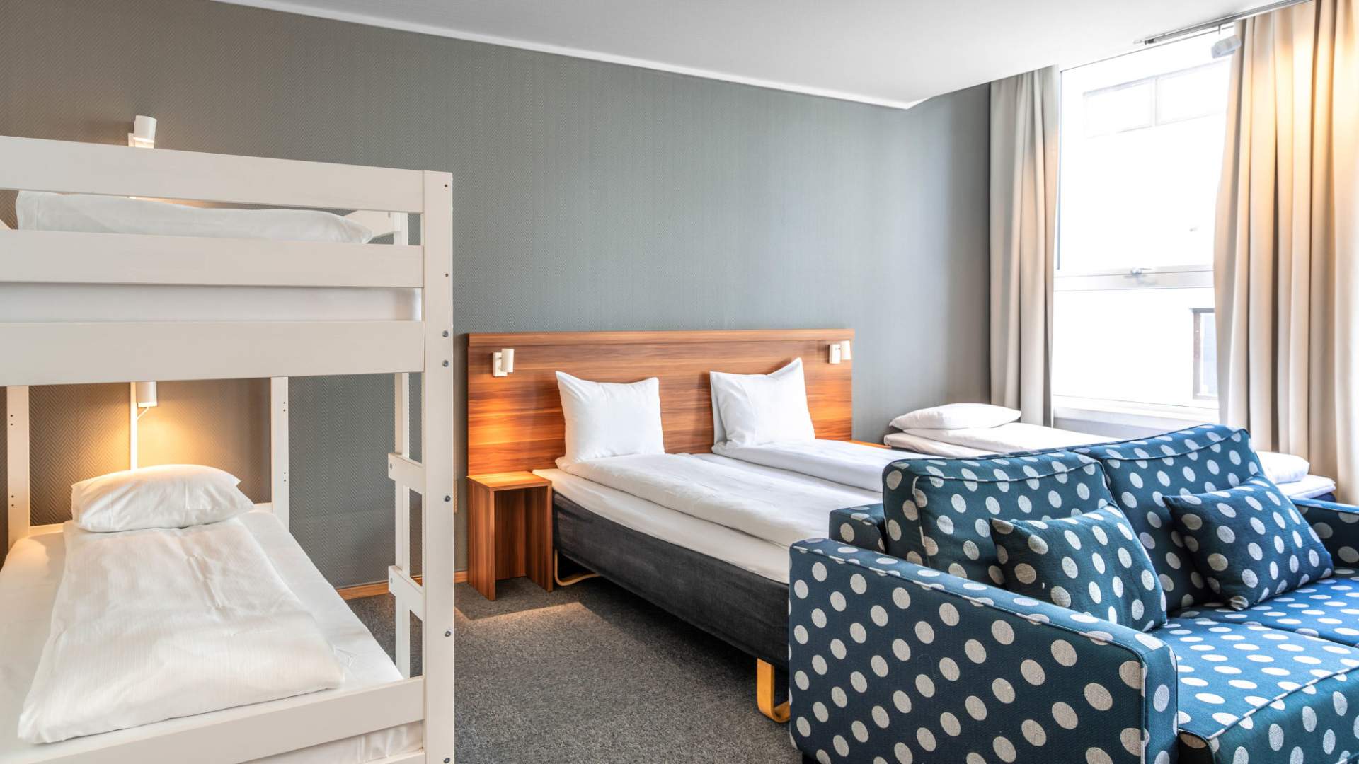 Hotel Sverre rooms and facilities