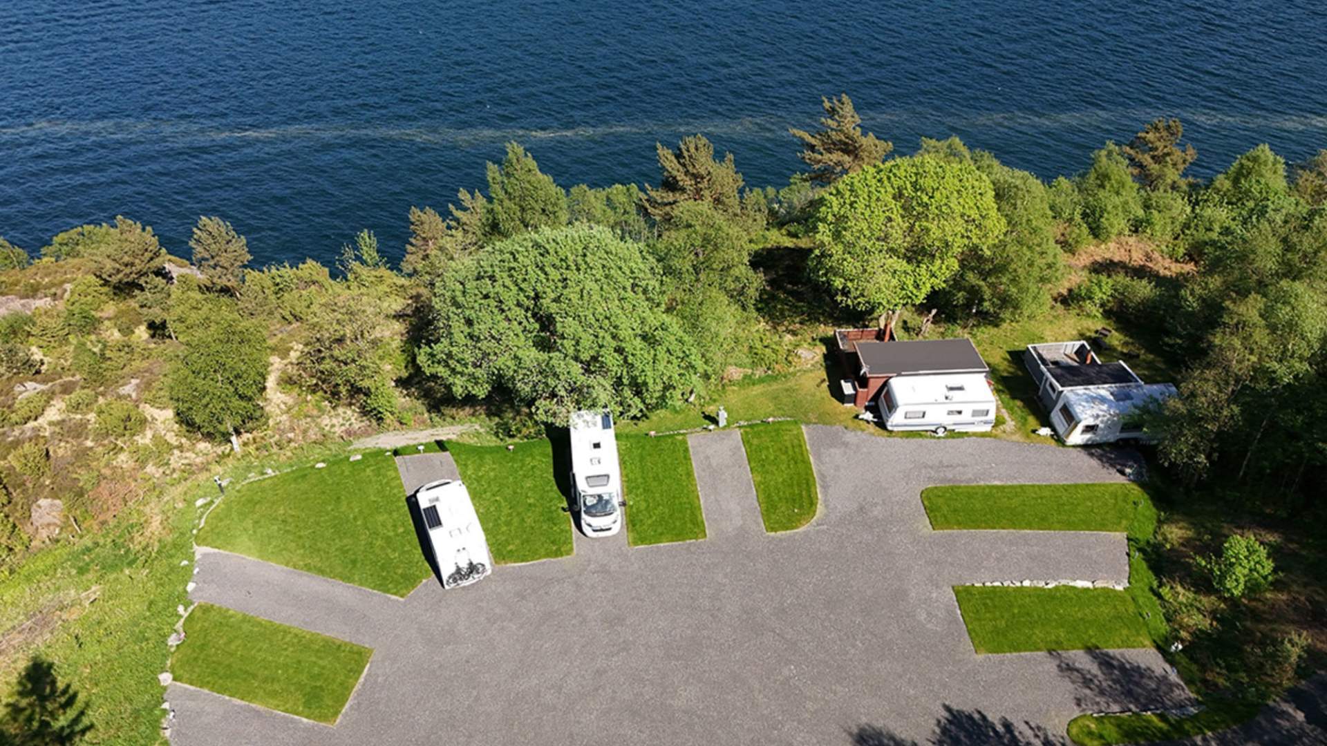 Plass for bubilar ved Langenuen Motel & camping