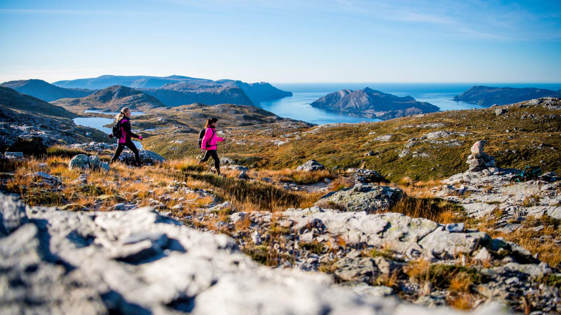 Guided one-day hike up Hornelen