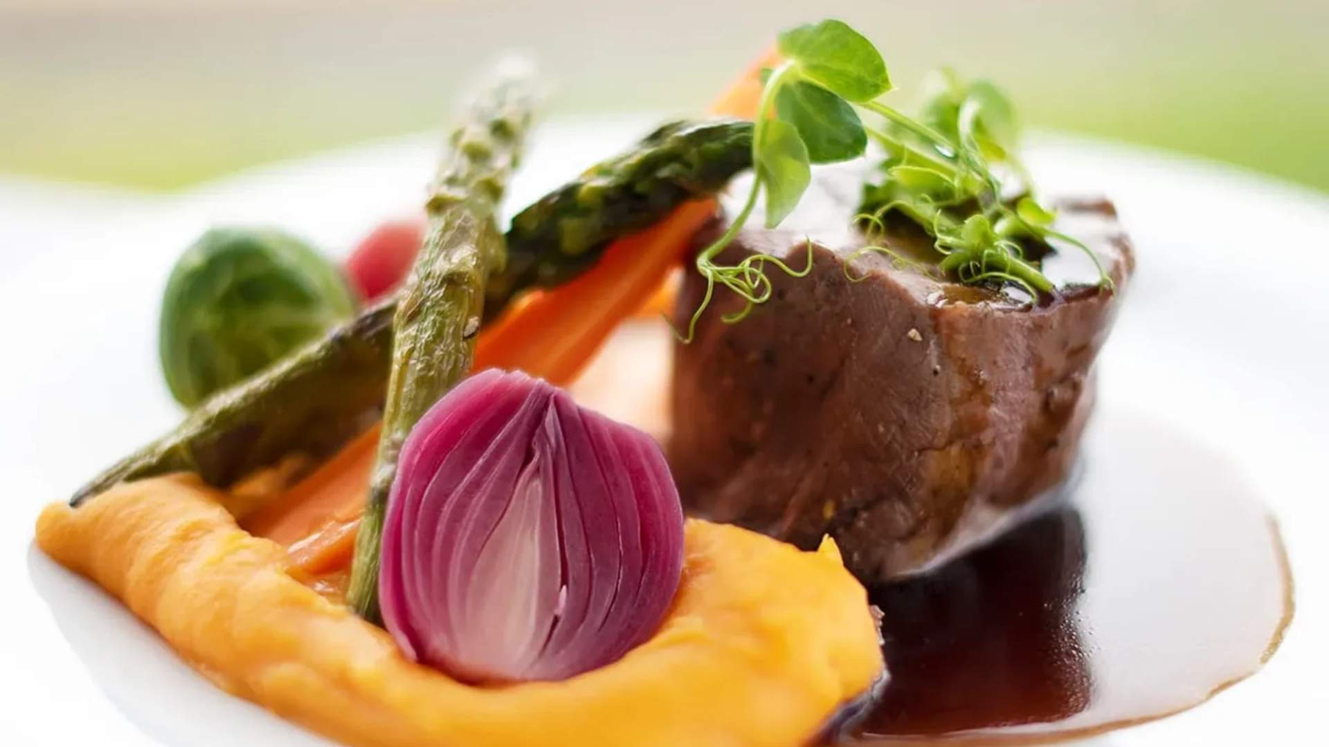 Utstein Kloster Hotell restaurantmat