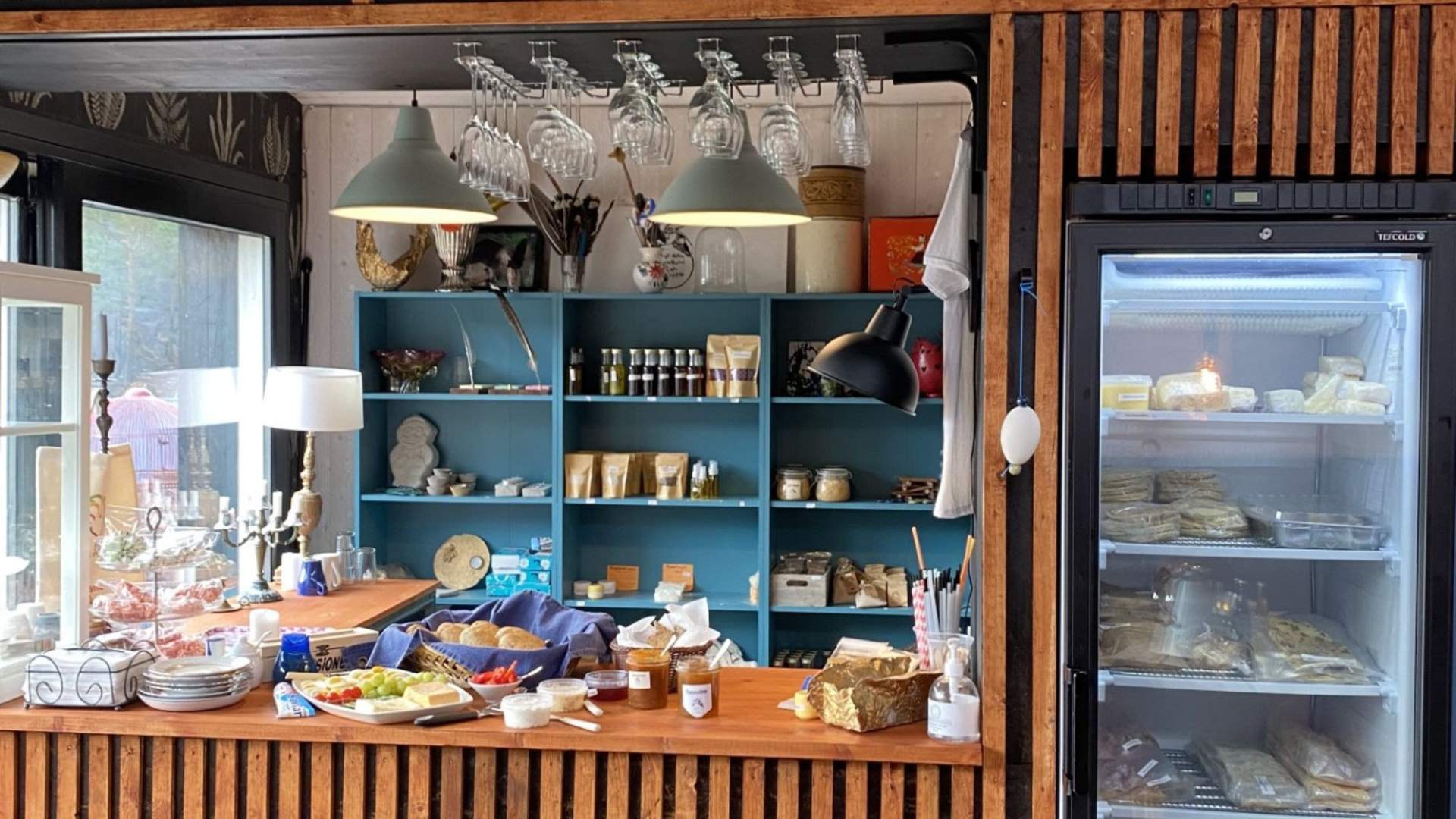 Café in Bauernhof Myrvold