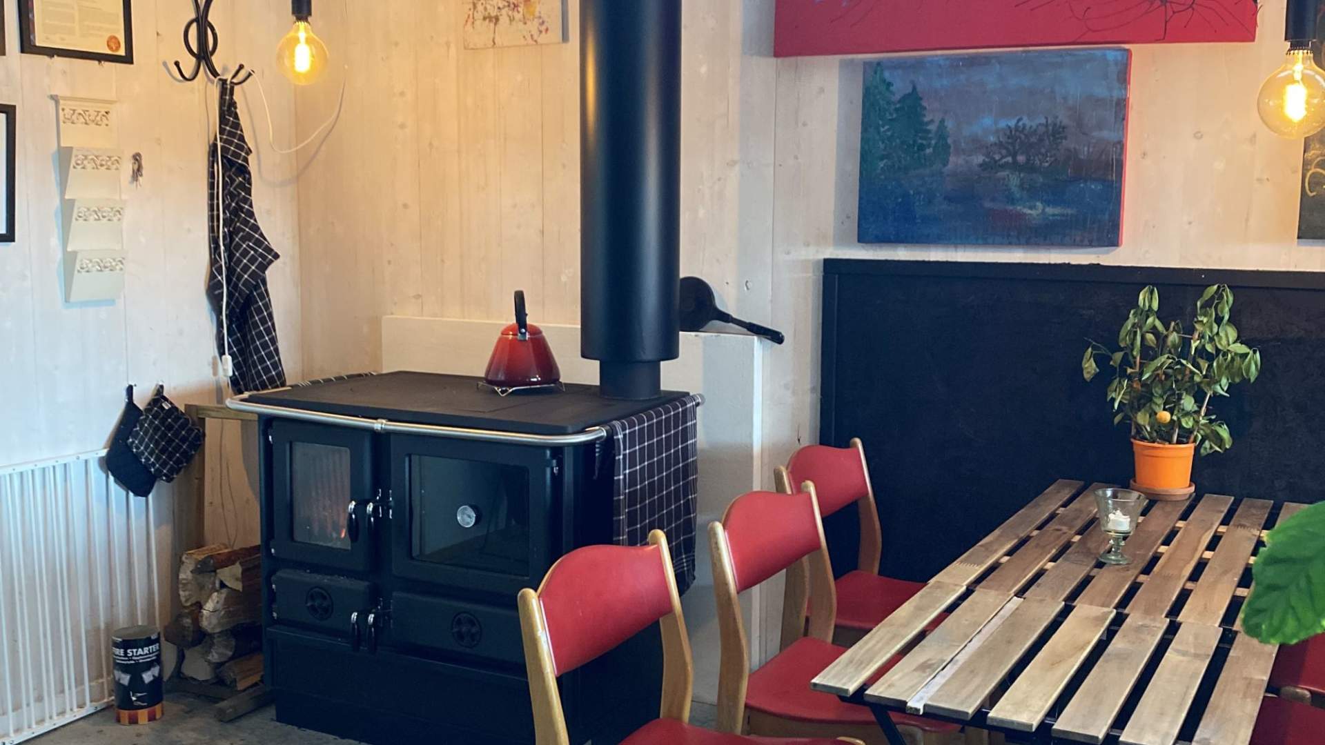 Café in Bauernhof Myrvold