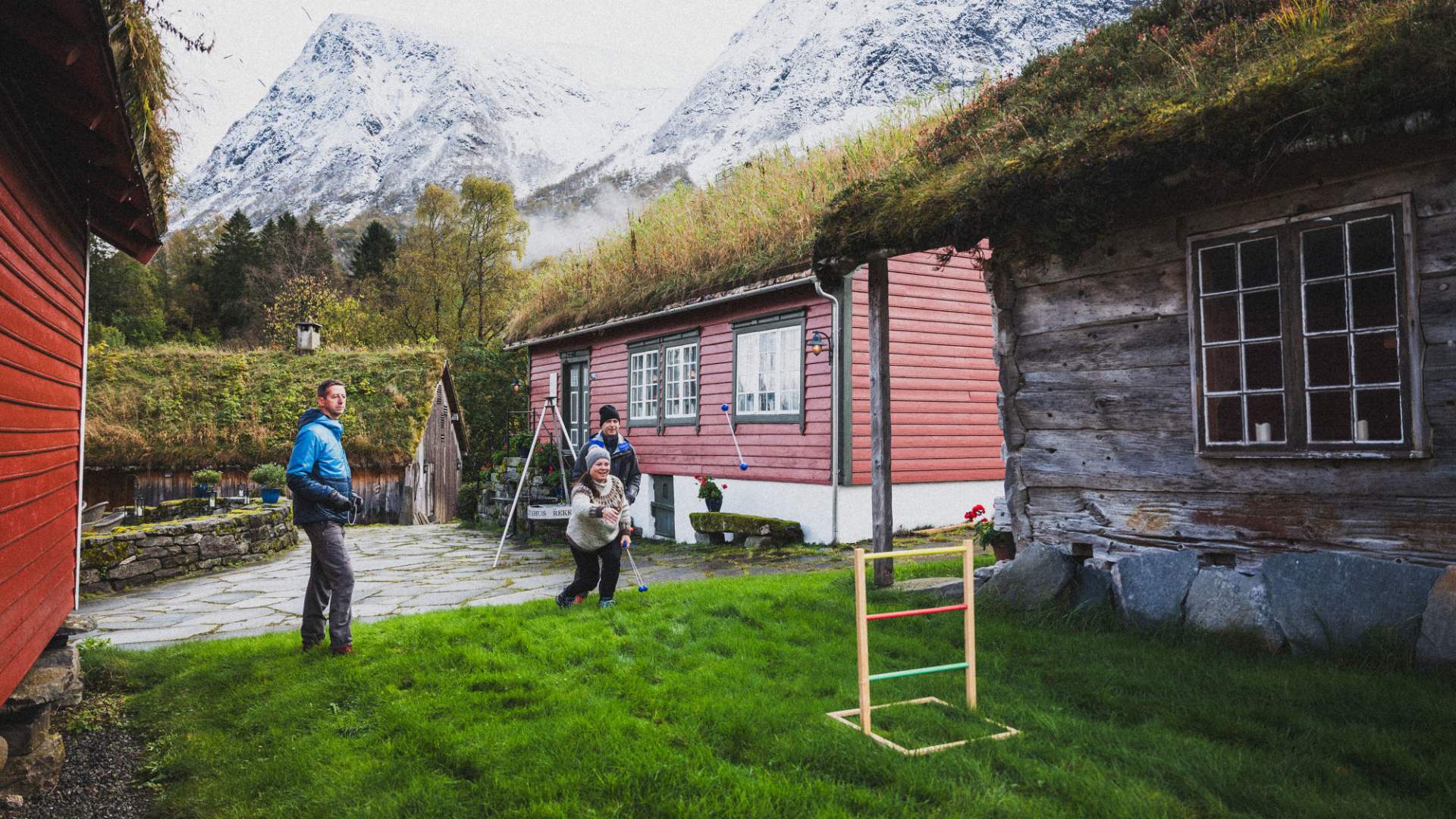 Aktivitetar og sosialt på Rekkedal Gjestegard.