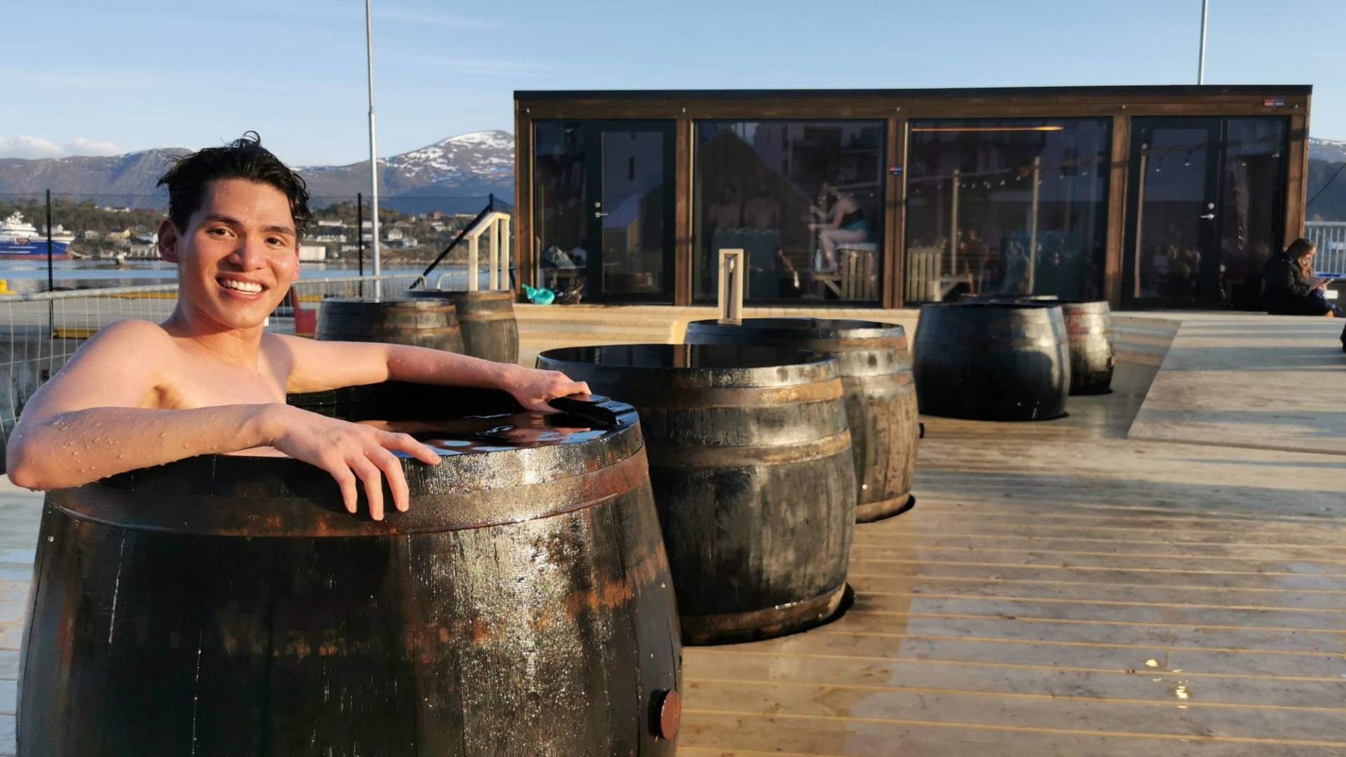 Svai sauna i Kulturhavna i Ålesund