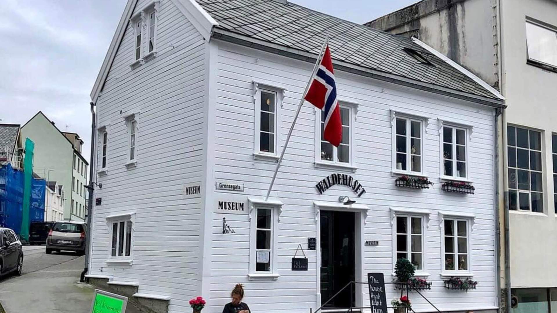Waldehuset - huset som ikkje brann.