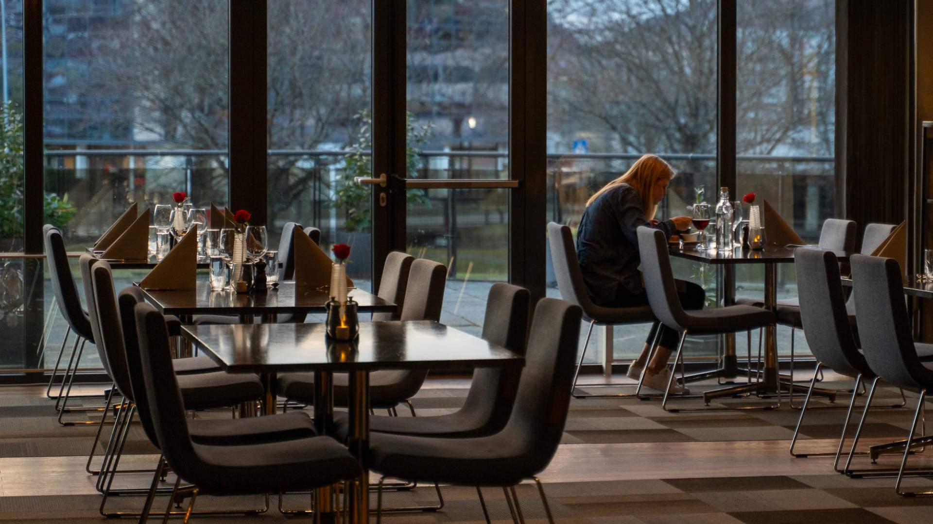 Kaffipause med utsikt på Varde.