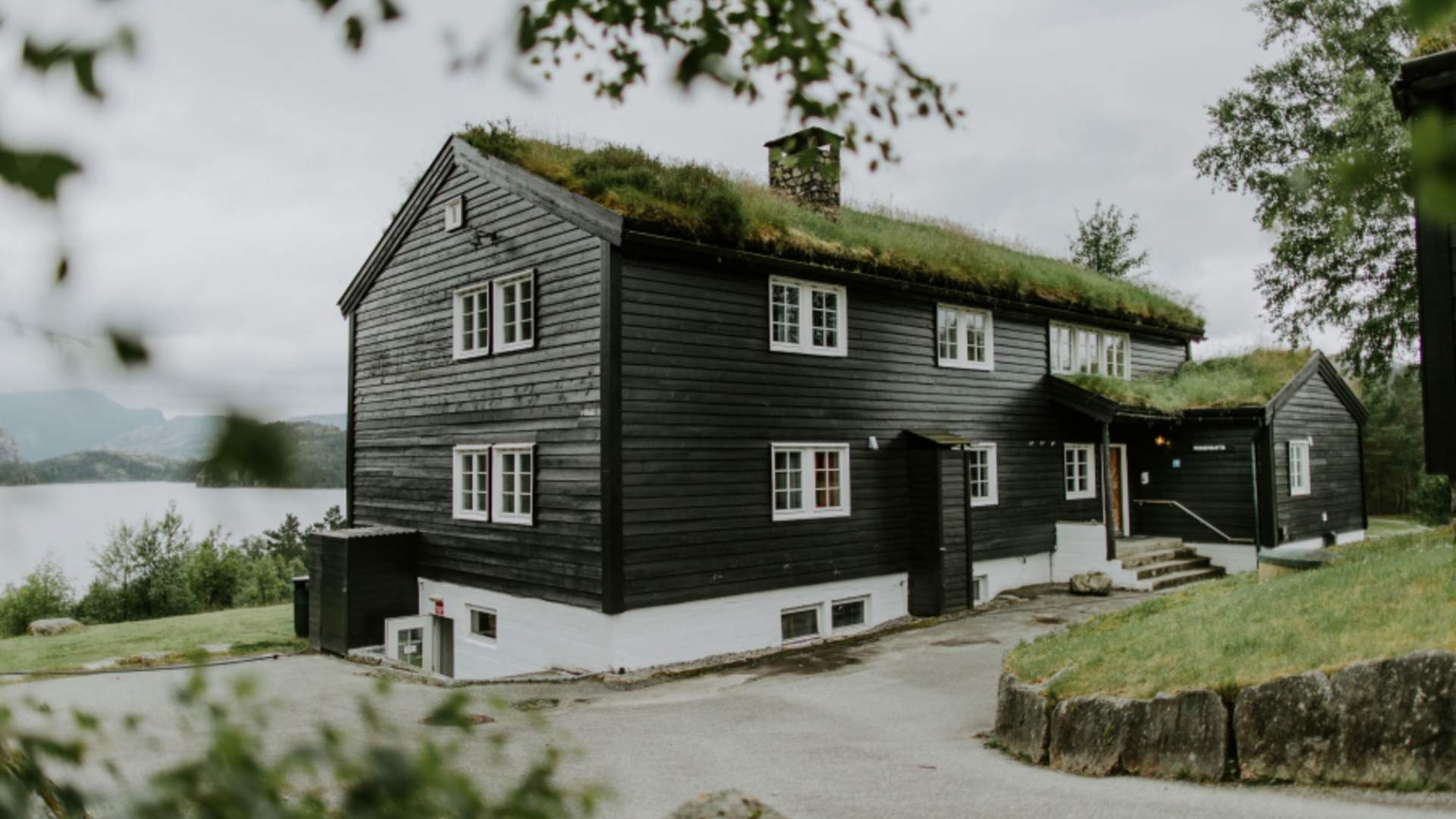 Preikestolhytta and Vatnegården at Preikestolen Base Camp