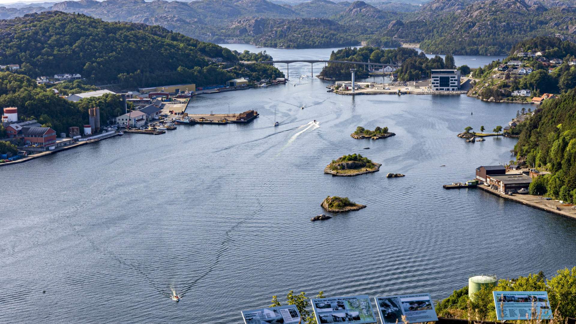 city mountain Varberg in Egersund