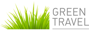 Green travel logo