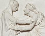Antonio Canova (Italian, Possagno 1757–1822 Venice). The Visitation (detail), 1821–22. Plaster. Gallerie dell’Accademia, Venice (S.218)