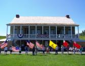 Children will learn the meaningful history behind the many flags displayed at Fort Ontario State Historic Site at the June 14 Flag Day observance.