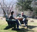 Dan Berggren, singer-songwriter, with Kezia Simister, RLMG