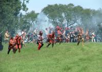 The French army with their native allies will launch attack after attack on Fort Ontario in Oswego on Saturday, June 30, at 2 p.m. Battle recreations will also take place at 11 a.m. Sunday, July 1. The event commemorates an attack on Fort Ontario 253 years ago. (Photos courtesy of Fort Ontario State Historic Site.)