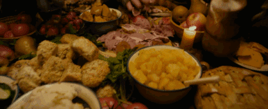 dinner with friends RW