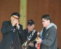 Corn Bred performing at the 2009 Native Circle event (from left) Curtis Waterman, Jerome Lazore, Morris Tarbell