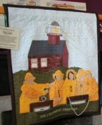 This storytelling quilt by Nancy Smith of Syracuse, NY, tells of her “Great Lakes Seaway Trail Lighthouse Adventure.” Nancy won an overnight stay at Selkirk Lighthouse with her family by entering a past Great Lakes Seaway Trail quilt challenge competition. Beauty of the Byways is the 2013 challenge theme for quilters across the U.S. and Canada.