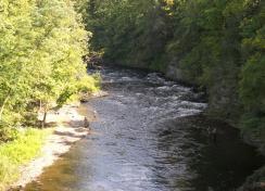 Anglers will find miles of riverbank to fish from in Oswego County, including the Salmon River, a top fishing destination in New York State.