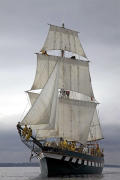 Fair Jeanne, a 110-foot sail training vessel based out of Canada, will be the highlighted tall ship of the 2012 edition of Sailing Seaway Clayton presented by Caskinette’s Lofink Ford, which will take place June 14 through June 17 in downtown Clayton.