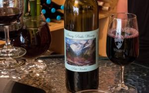 Wine Glass Snowy Peaks