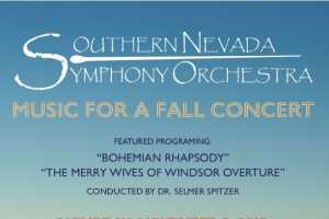 Music For A Fall Concert - Southern Nevada Symphony Orchestra - Cover Photo