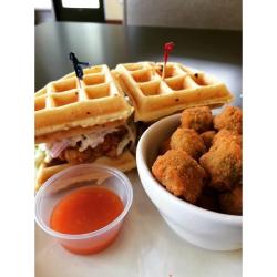 Soul Food Cafe waffle sandwich