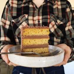 Little Lion Pumpkin Spice Ice Cream Cake
