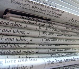 A Stack of Newspapers