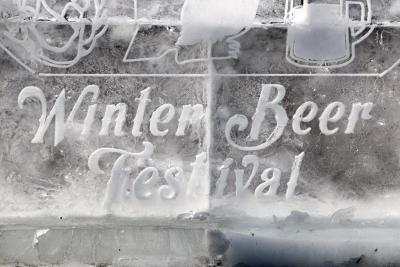 Winter Beer Festival Ice Sculpture