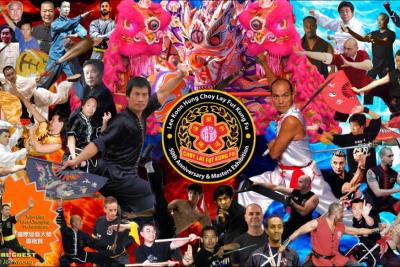 Flyer for the Lee Koon Hung Kung Fu and the International Masters Exhibition in Coral Springs Florida