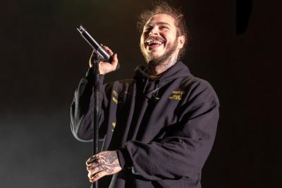 Post Malone on stage