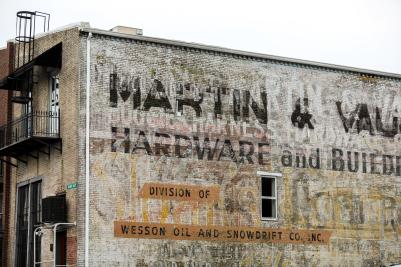 Martin & Vaughn Ghost Sign on E. 7th Street