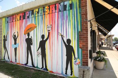 MOUNT PLEASANT MURAL IN DOWNTOWN MOUNT PLEASANT
