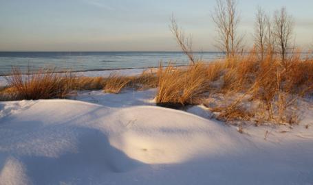 Indiana Dunes National Lakeshore Beaches winter