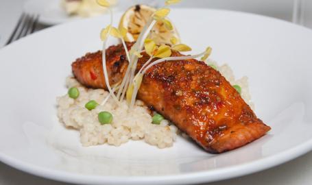 Miller Bakery Cafe Gary Restaurant Salmon Entree