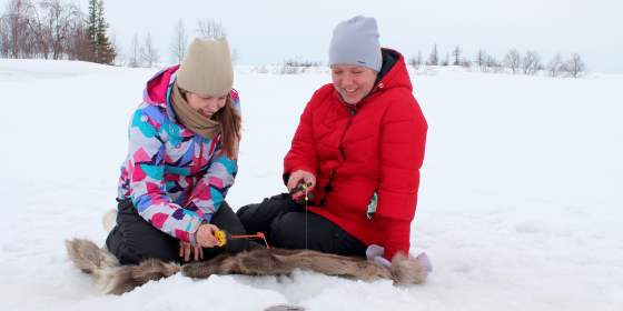 Ice fishing - Vinternatt