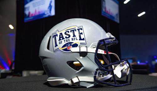 Taste of the NFL football helmet