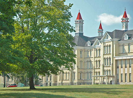 Building 50 in Summer