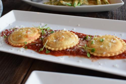 Three Cheese Ravioli Vino Venue