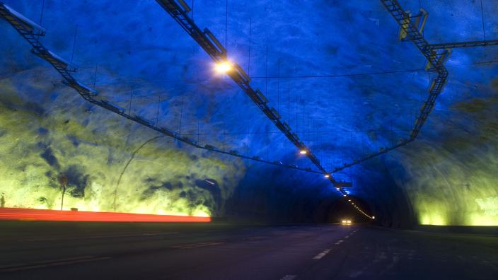 Laerdalstunnelen Worlds Longest Road Tunnel Buildings Monuments Aurland Norway And rightfully so, as it is a beautiful weekend spot for almost anyone who loves picturesque surrounding of mountains, soft breezes of the high altitude, a laid back vibe, lush green foliage all.