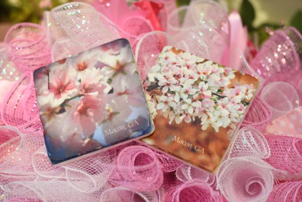 Cherry Blossom Coasters